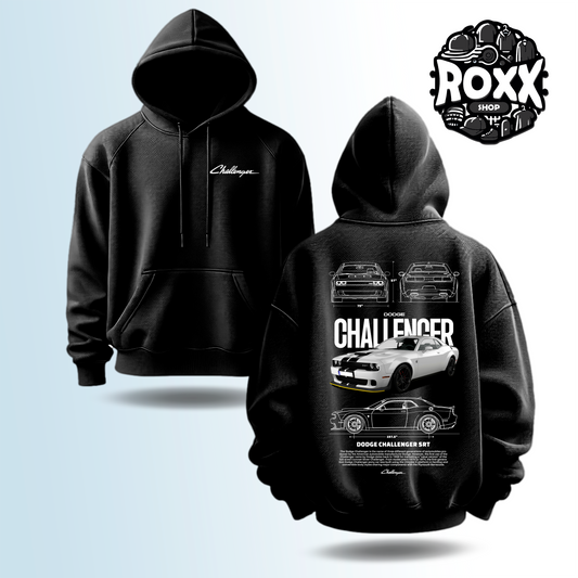 Sudadera Negra – Estilo Deportivo de Alto Impacto