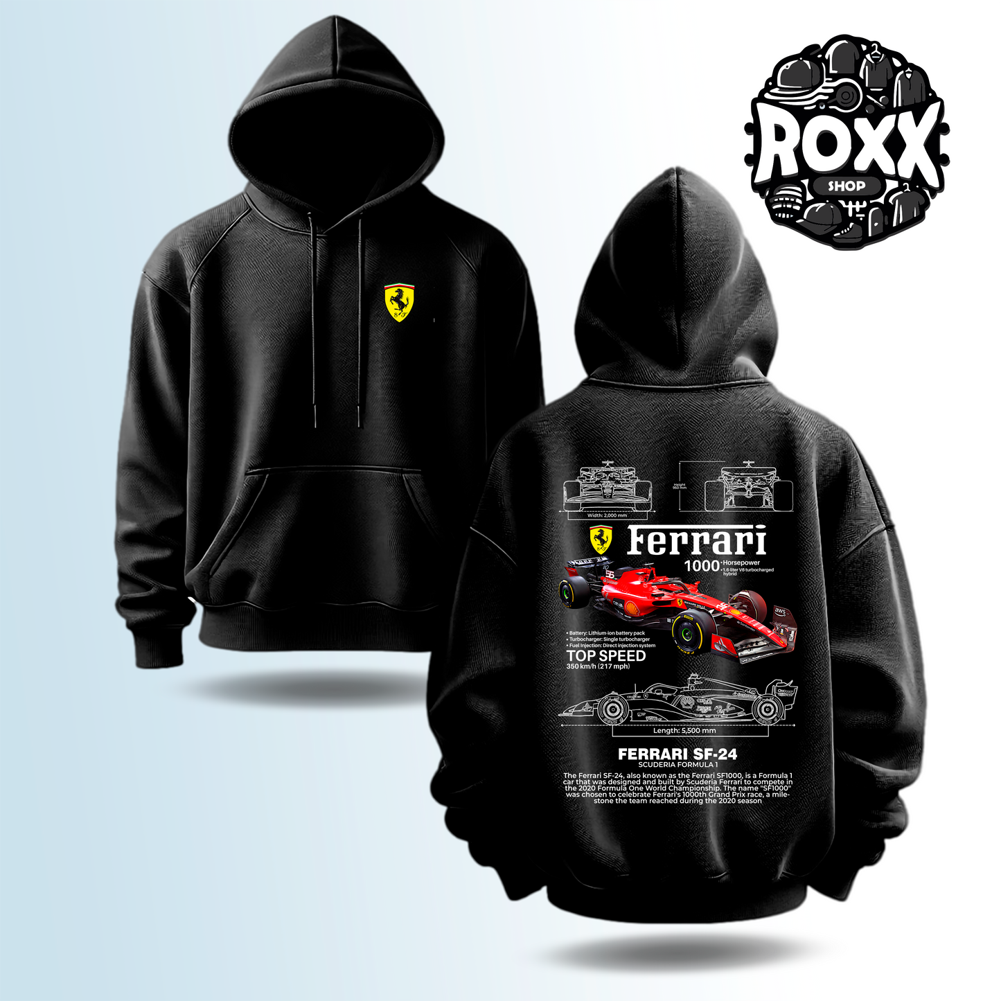 Sudadera negra SF-24