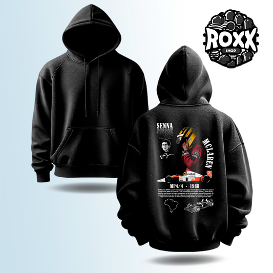 Sudadera Negra Ayrton Sennaa